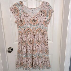 EUC SO Mid Length Tiered Dress